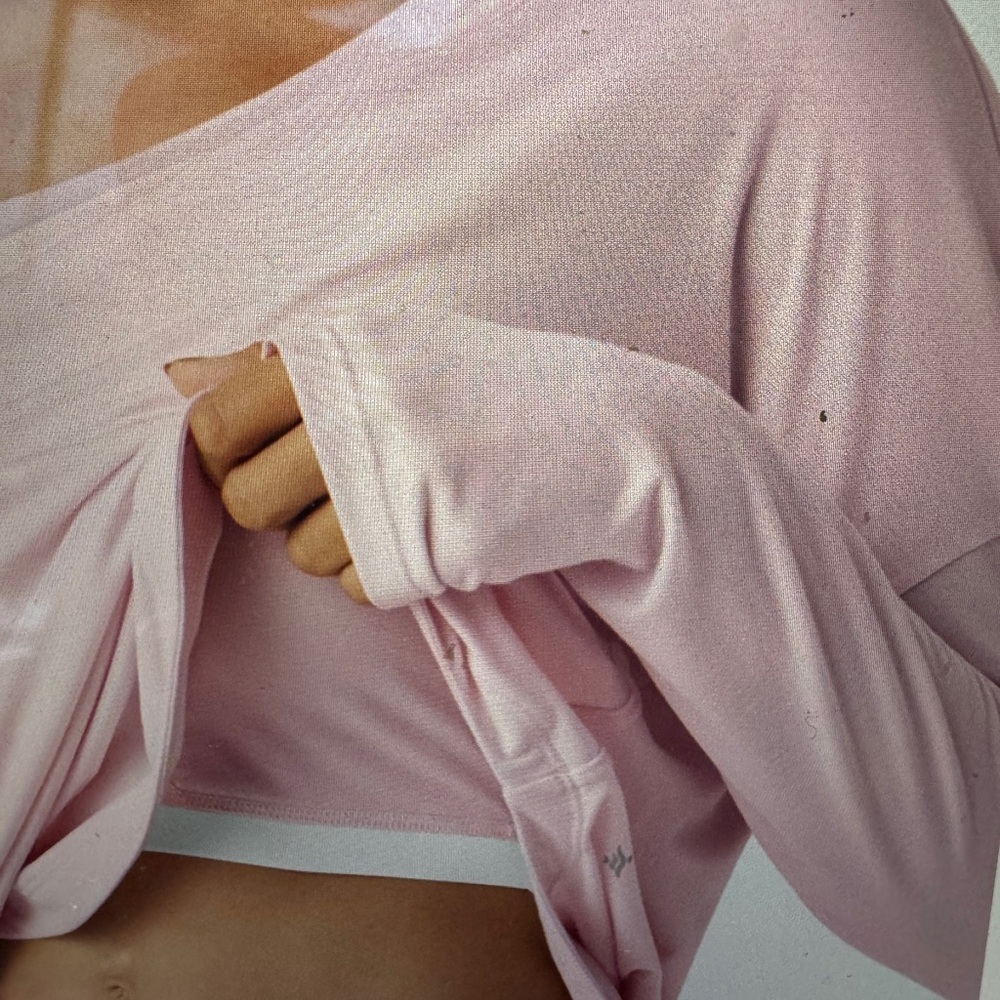 HALARA Soft Pink Long Sleeve Top